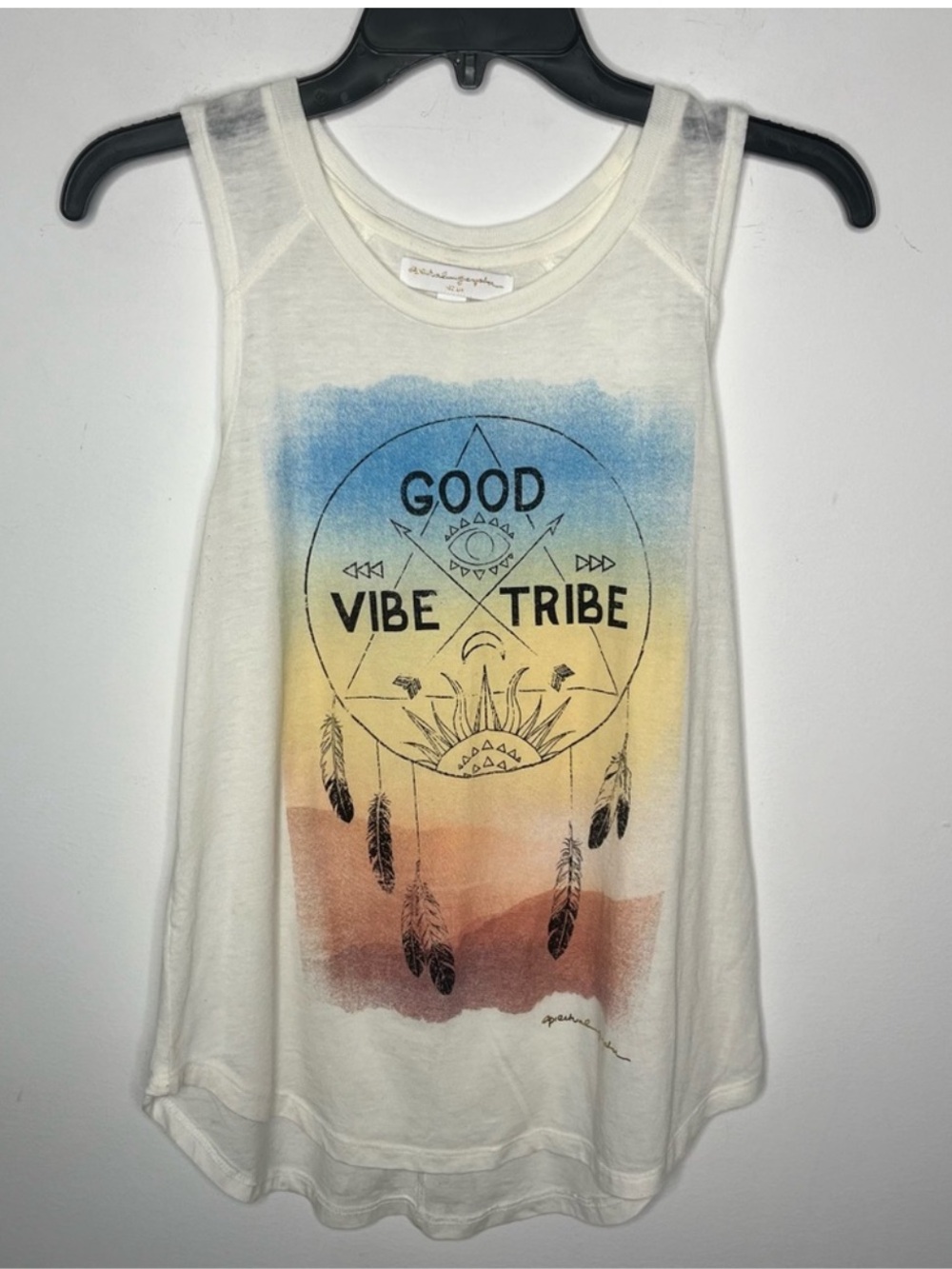 Spiritual Gangster || Good Vibe Tribe Graphic Tank Top (M)